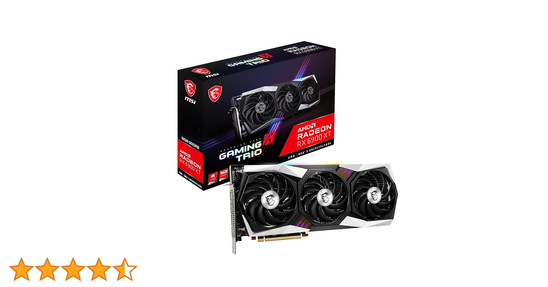 グラフィックボード・グラボ・ビデオカード MSI Radeon RX6900XT GAMING X TRIO 16GB Amazon.com: MSI Gaming Radeon RX 6900 XT Boost Clock Up to
